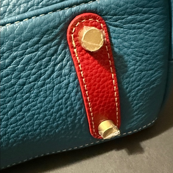 J. McLaughlin Teal Leather Shoulder Bag - Picture 11 of 11